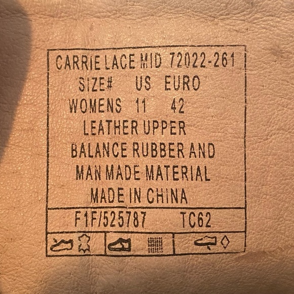 Bogs Casual Boots Womens Carrie Lace Up Mid Waterproof Leather 72022 - Picture 6 of 6